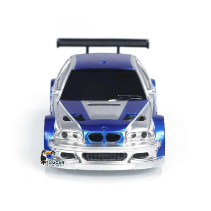 RTR RC Dift Race Car 1/43 Scale 4WD Gyro Four-wheel Drive Radio Control High Speed Model 2.4G Racing Drifting Cars Gifts Toys