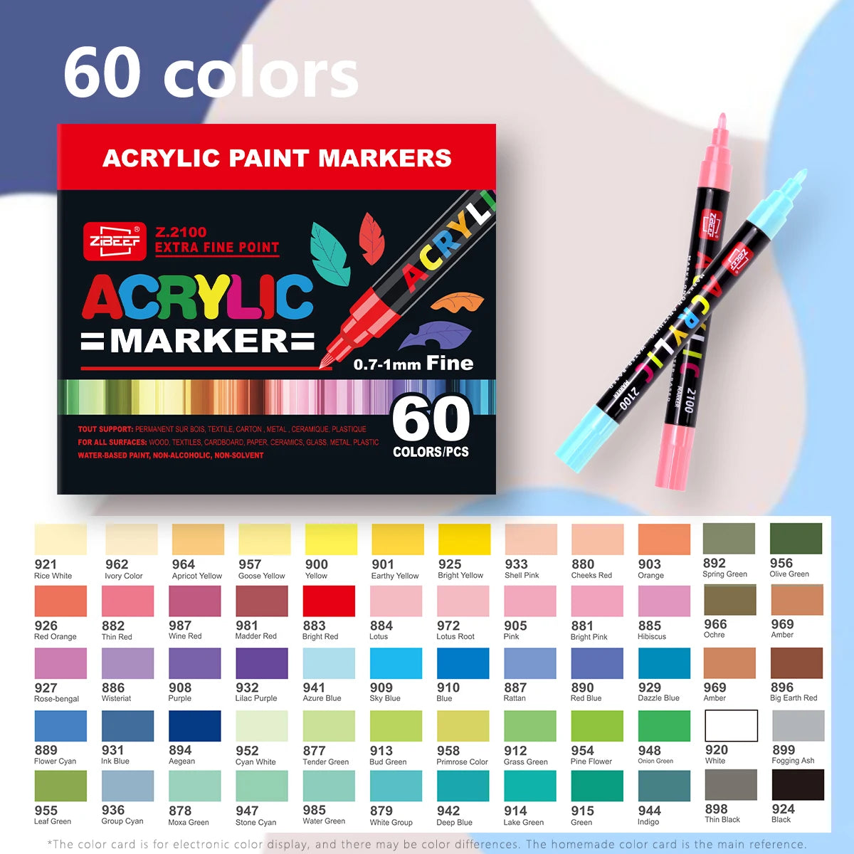 36-240 Acrylic Paint Markers, Waterproof & High Saturation for Wood,Metal,Plastic,Fabric,Glass,Ceramic Painting DIY Art Supplies    Home Decor Supply | Online Retail | ShoreShopper.com