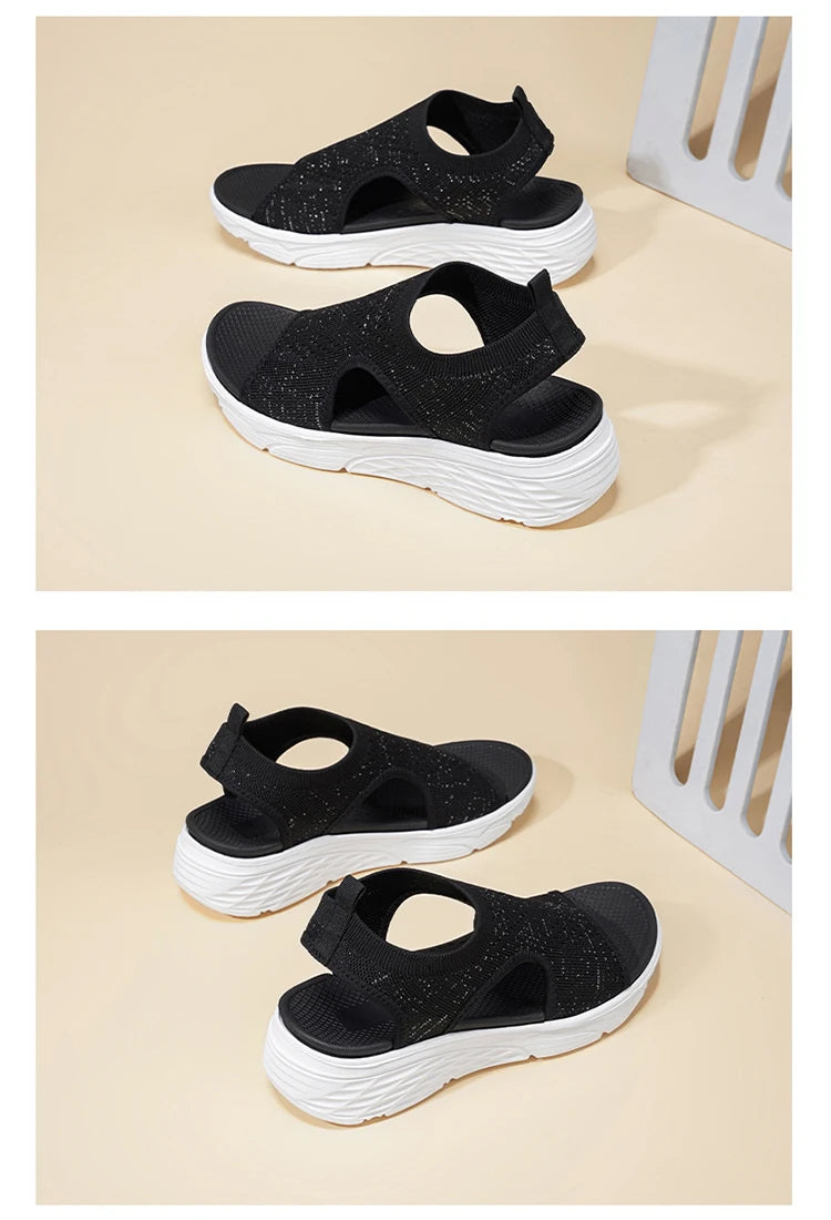 Women's Summer Shoes Breathable Open Toe Wedge Sandals Lightweight Outdoor Comfortable Ladies Casual Walking Sandals    Your Coastal Marketplace | Shoreshopper.com