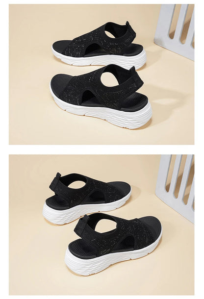 Women's Summer Shoes Breathable Open Toe Wedge Sandals Lightweight Outdoor Comfortable Ladies Casual Walking Sandals    Your Coastal Marketplace | Shoreshopper.com