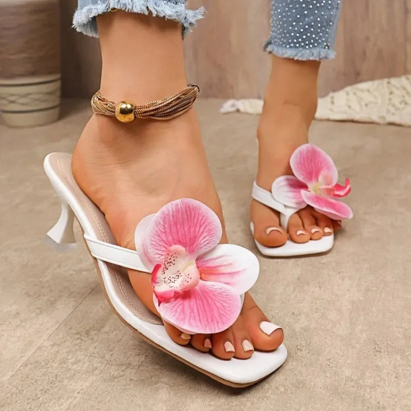 2025 New Women's Slippers Casual Fashionable High Quality Shoes for Women Shallow Women Sandals Elegant Flowers Design Slippers    Your Coastal Marketplace | Shoreshopper.com