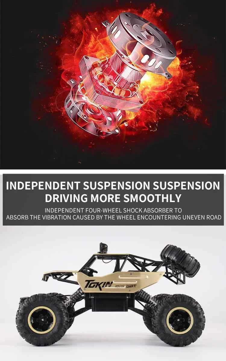 RC Off road Truck 1:12/16 4WD RTR Durable Beginner All Terrain RC Cars High Speed 20Km/h Remote Control Monster Truck Gifts Toys