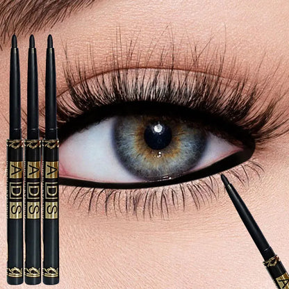 3PCS/9PCS Long-Lasting Waterproof Black Eyeliner Pencil -Smudge-Proof Sweat-Resistant for Bold Eye Makeup, ldeal Gift - ShoreCo.Shop