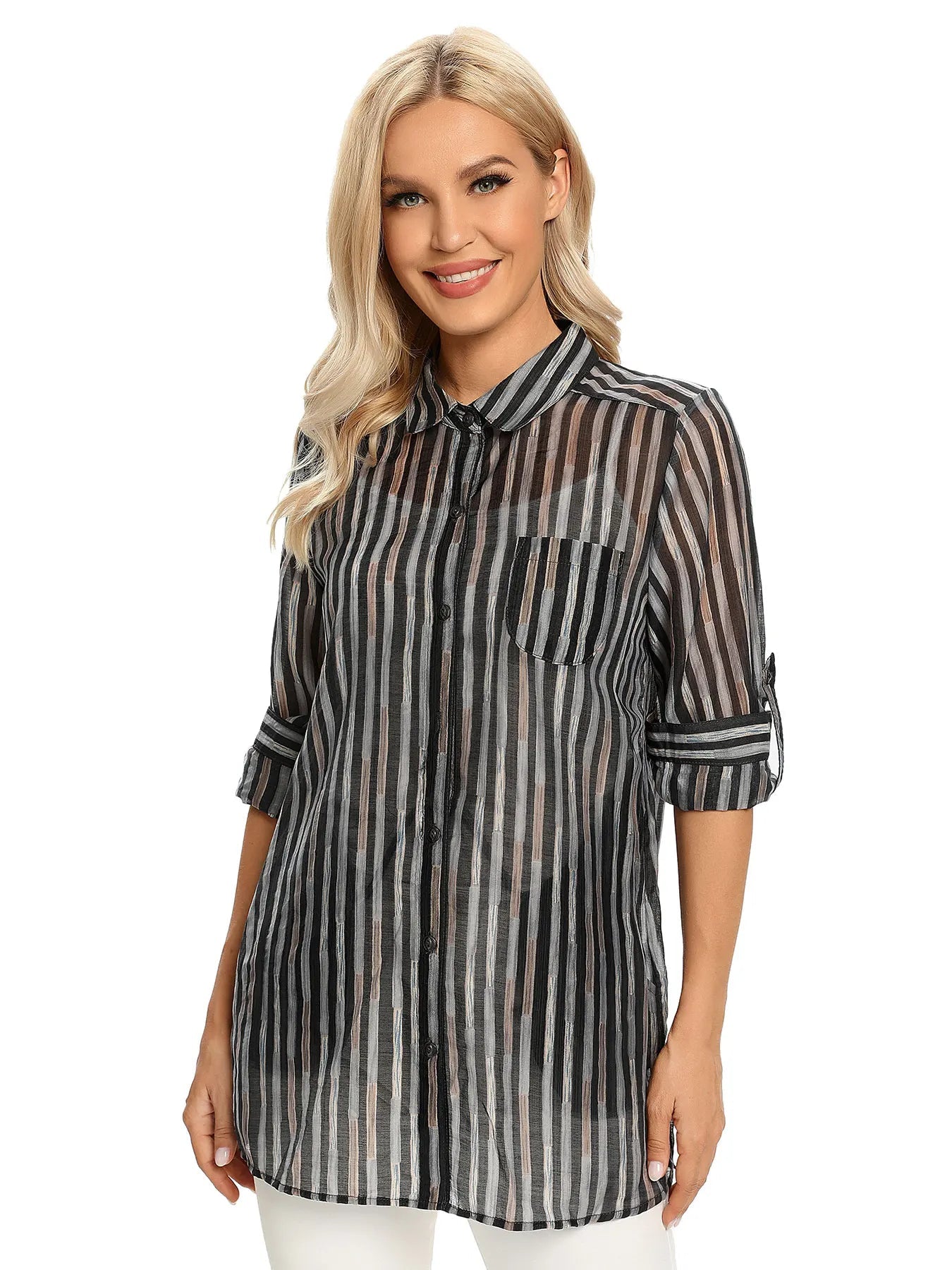 Women Woven Fashionable Casual Shirt For Spring And Autumn    Your Coastal Marketplace | Shoreshopper.com