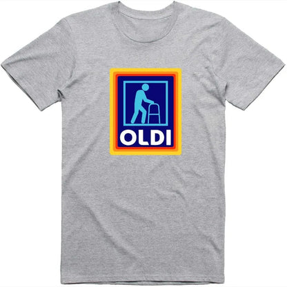 Fathers Day Gift Mens Funny T-Shirt Oldi Parody Gift Summer Men's and Women's Loose and Breathable T-shirt Top    Your Coastal Marketplace | Shoreshopper.com