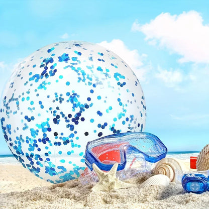 One Inflatable Beach Ball, Pool Party Water Sports Swimming Supplies    Your Coastal Marketplace | Shoreshopper.com