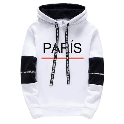 Paris Fashion Hoodies for Men High Quality Hooded Long Sleeve Sweatshirts All Season Daily Casual Sports Pullover Men's Clothes    Home Decor Supply | Online Retail | ShoreShopper.com