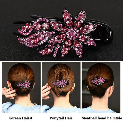 1pcs Ponytail Headwear Headwear Hair Accessories Duckbill Clip Hair Claws Hairgrip Women Hair Clips Rhinestone Hairpin    Your Coastal Marketplace | Shoreshopper.com
