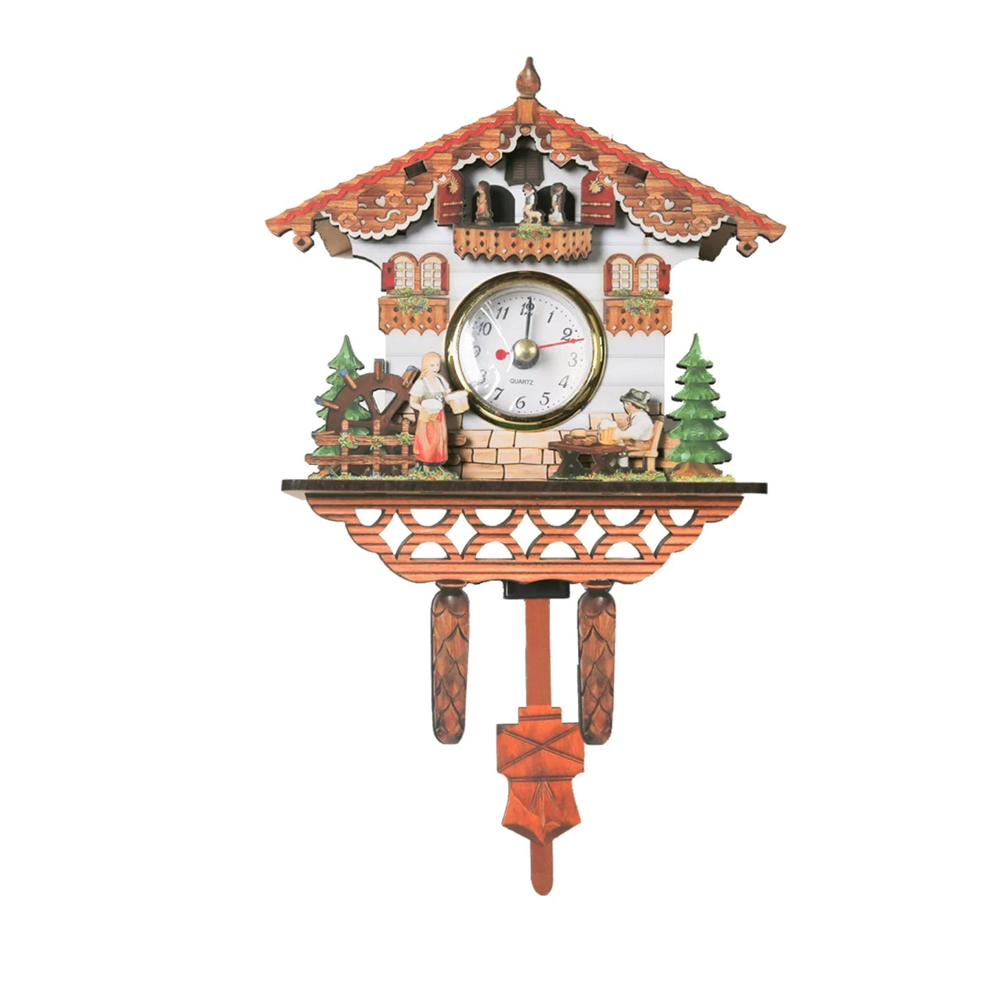 Wooden Hanging Wall Clock Bird Alarm Clock Cuckoo Clocks For Home Decoration Quartz Watch Decorative Home Decor    Home Decor Supply | Online Retail | ShoreShopper.com
