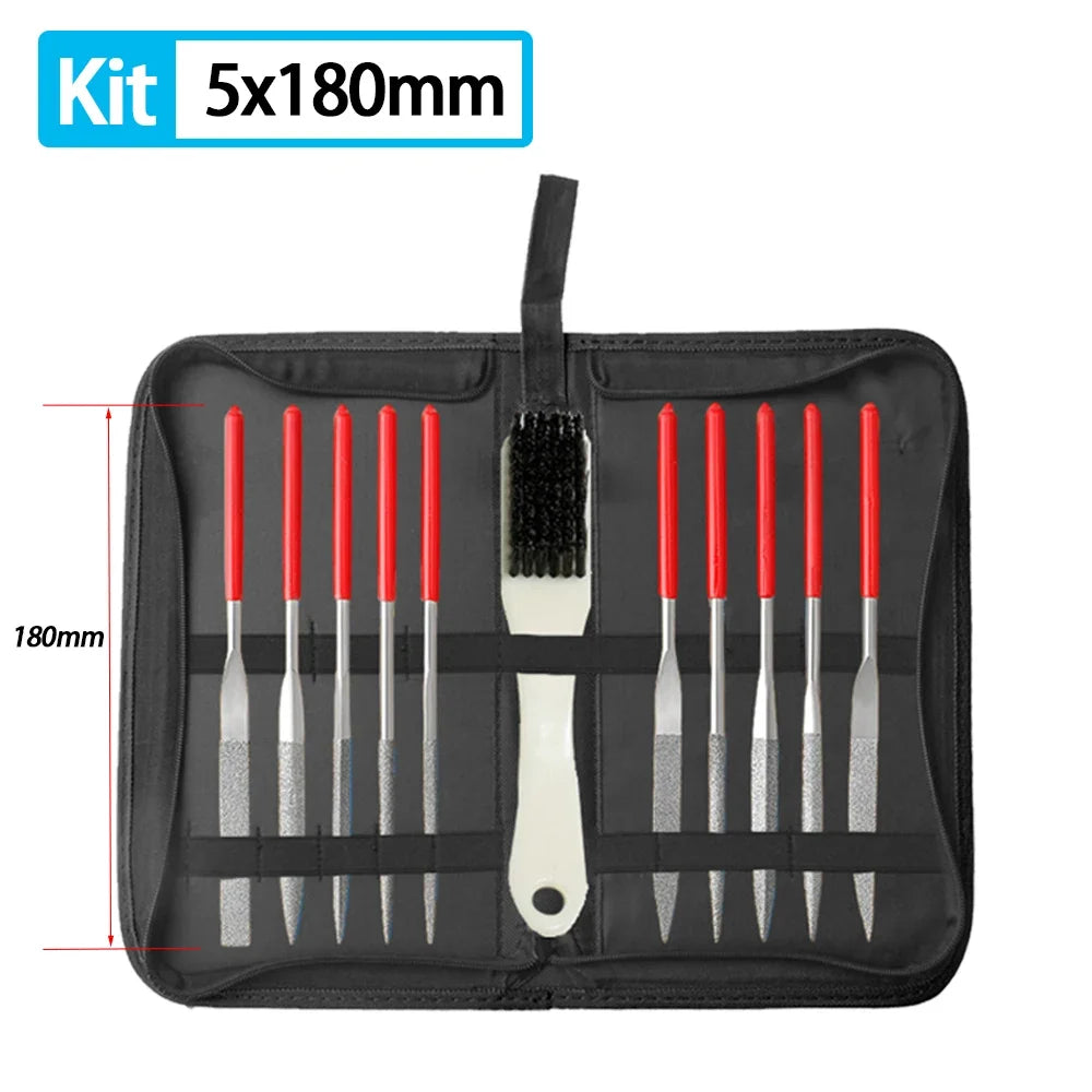 Diamond Mini Needle File Set for Carpentry Jewelry Stone Glass Metal Ceramic Polish Carving DIY Craft Woodworking Hand Tools    Home Decor Supply | Online Retail | ShoreShopper.com