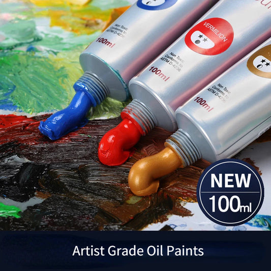100ml Oil Paint 45 Colors Student Art Creation Special Waterproof Quick-drying Large Sticks Of Pigment School Painting Supplies    Home Decor Supply | Online Retail | ShoreShopper.com