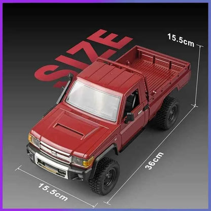 Rc Car MN82 1:12 Retro with LED Lights, Full Scale Analog LC79, Professional Four-wheel Drive Truck, Toy Truck Model RC