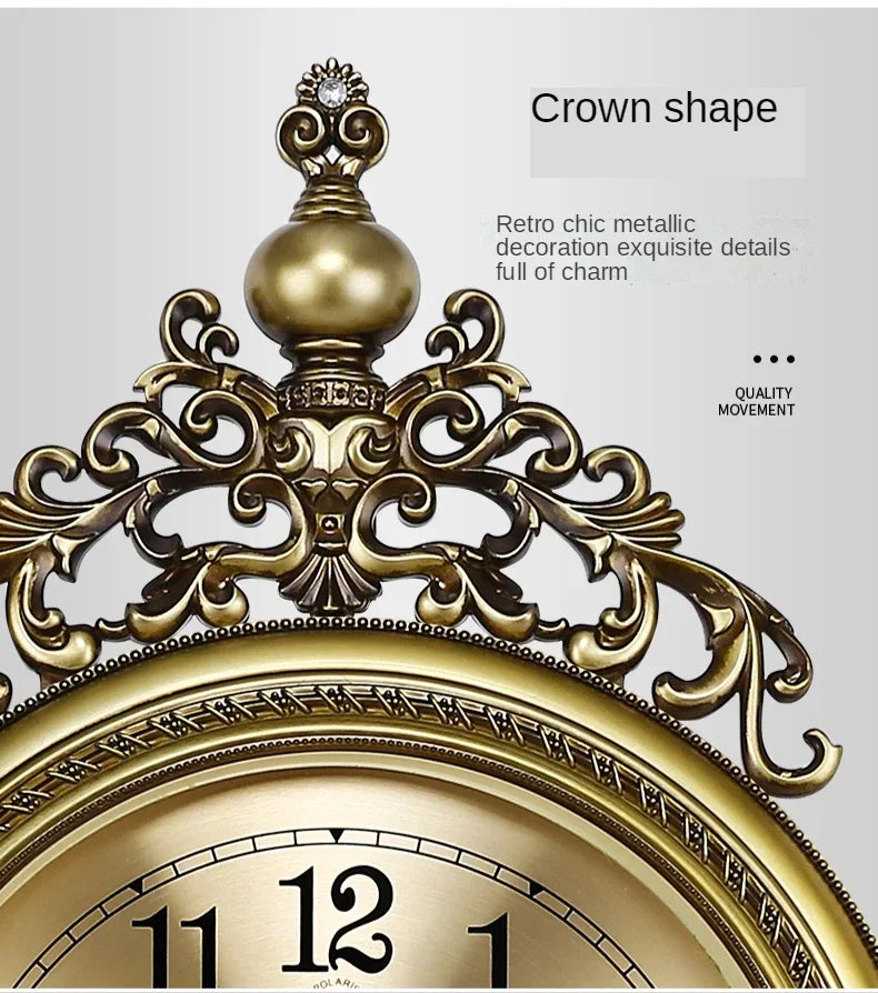 Large Luxury Gold Wall Clock Living Room Silent Creative Swing Wall watches Bedroom Quartz Clocks Wall Home Decor    Home Decor Supply | Online Retail | ShoreShopper.com
