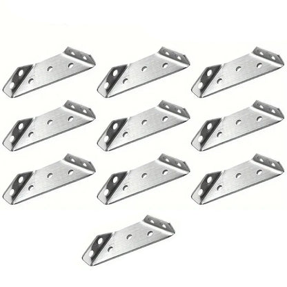 10/20/40/50pcs Thickened Stainless Steel Angle Code 90 Degrees Right Angle Fixed Bracket Furniture Connectors    Home Decor Supply | Online Retail | ShoreShopper.com