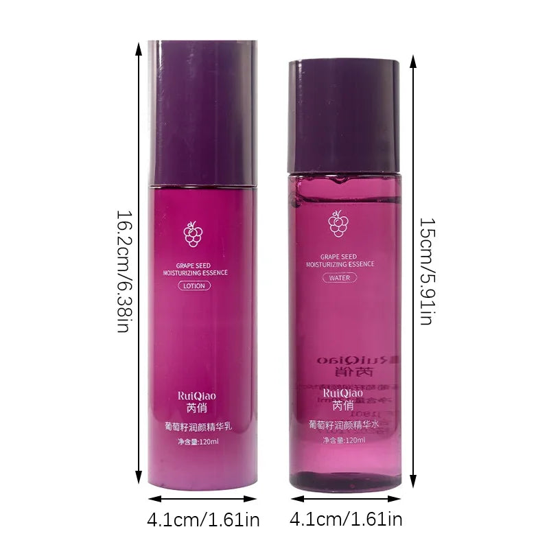 Grape Seed Moisturizing essence Emulsion Firming, Moisturizing, Whitening and Anti aging essence Emulsion Skin Care - ShoreCo.Shop