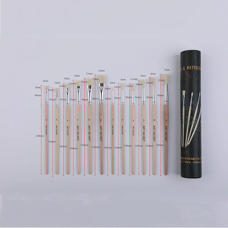Art Secret #1201 #1203 #1204 Professional Painters For Acrylic And Watercolor Brush Sets (12 Pieces) Art Supplies    Home Decor Supply | Online Retail | ShoreShopper.com
