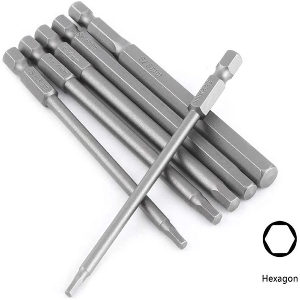 8pcs 100mm Hex Head Allen Wrench Drill Bits Set SAE Metric Allen Electric Hexagonal Bit Screwdriver Socket Bit Power Tool Parts    Home Decor Supply | Online Retail | ShoreShopper.com