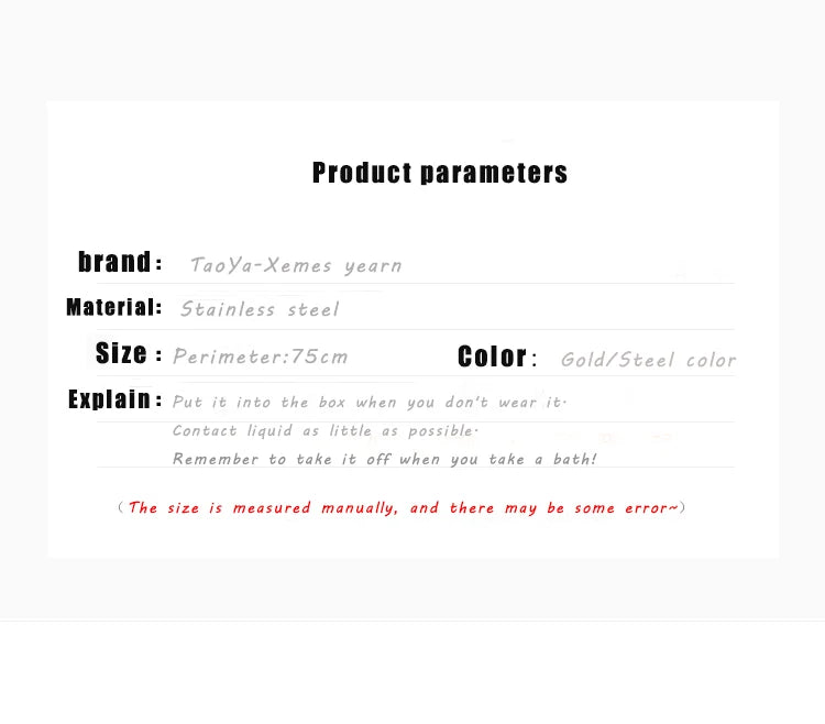 European and American Oval Pendant stainless steel Gold Color Long Necklace Fashion Jewelry Accessories Sweater Chian For Womens    Home Decor Supply | Online Retail | ShoreShopper.com