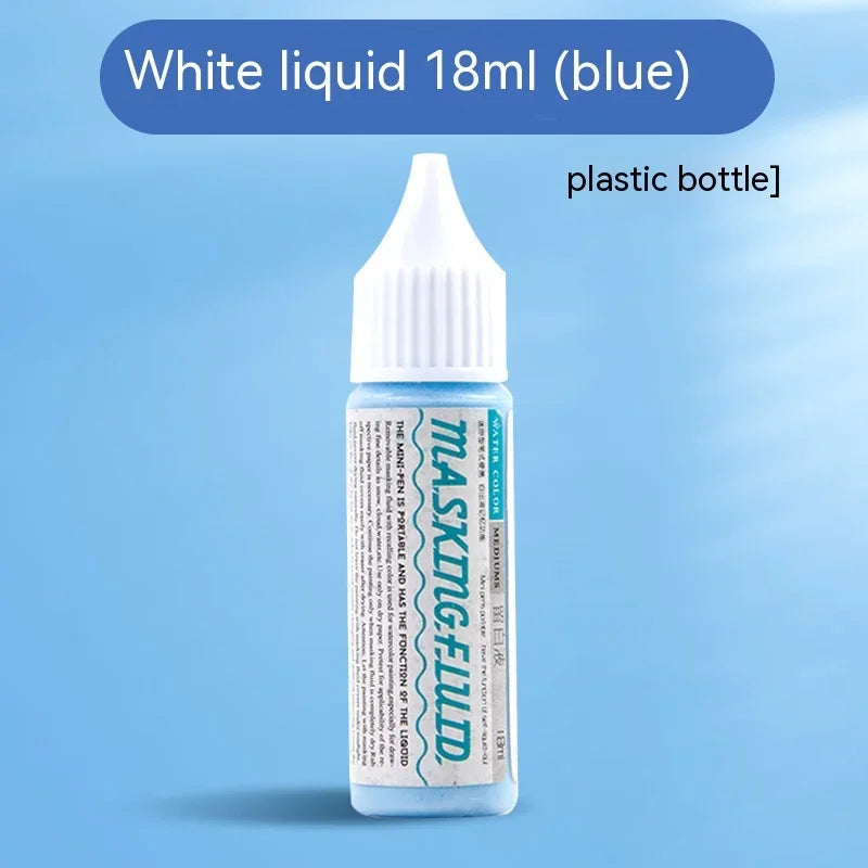 Art Masking Fluid White Latex Pigment Covering Liquid Painting Beginner Watercolor Paint Quickly for Ink Gouache Crafts Supplies    Home Decor Supply | Online Retail | ShoreShopper.com