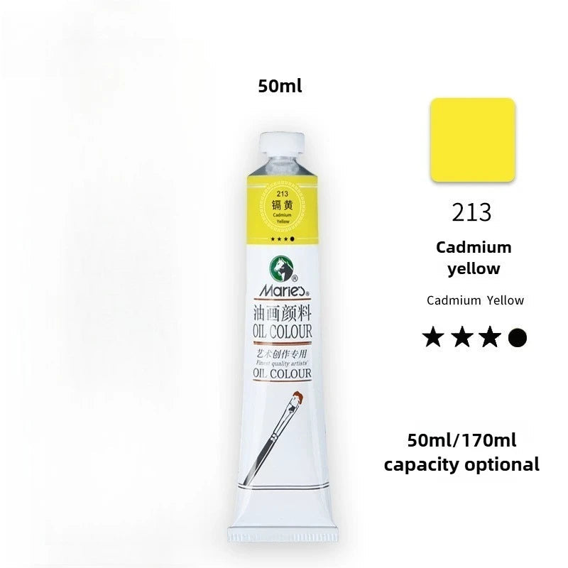 Maries Oil Paint 50ML Oil Painting Art Creation Pigment Large Oil Paint Paint Single Commonly Used 24 Colors    Home Decor Supply | Online Retail | ShoreShopper.com