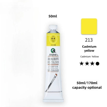 Maries Oil Paint 50ML Oil Painting Art Creation Pigment Large Oil Paint Paint Single Commonly Used 24 Colors    Home Decor Supply | Online Retail | ShoreShopper.com