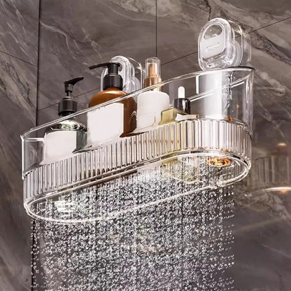 Hanging Shower Shelf Suction Storage Box Large Capacity & Strong Load-Bearing Removable Shower Basket Suction Cup for Bathroom    Home Decor Supply | Online Retail | ShoreShopper.com