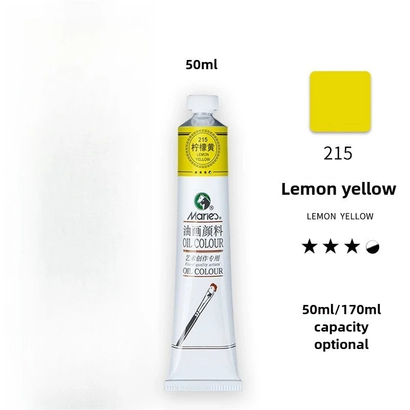 Maries Oil Paint 50ML Oil Painting Art Creation Pigment Large Oil Paint Paint Single Commonly Used 24 Colors    Home Decor Supply | Online Retail | ShoreShopper.com
