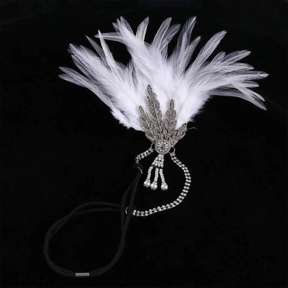 Gatsby Cosplay Dress Headwear Tassels Sequin Masquerade Party Hair Accessories Feather Headwear Korean Style Headband    Your Coastal Marketplace | Shoreshopper.com