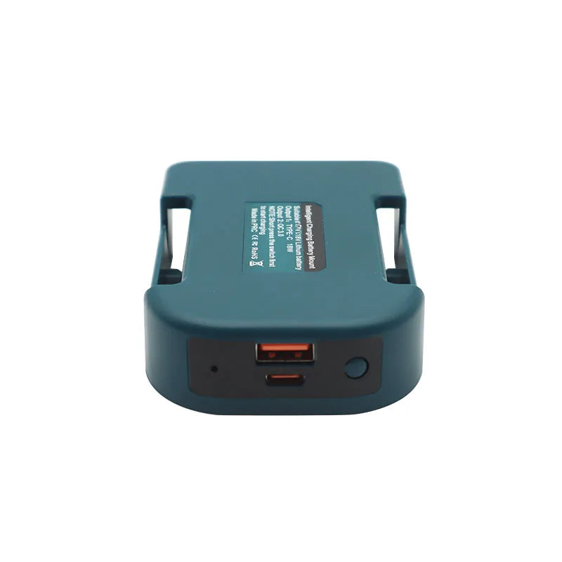 Li-ion Battery Parts Adapter For DEWALT 20V DCB200 For Makita 18V BL1830 Lithium Batteries Case Type C USB Power Bank Charger    Home Decor Supply | Online Retail | ShoreShopper.com