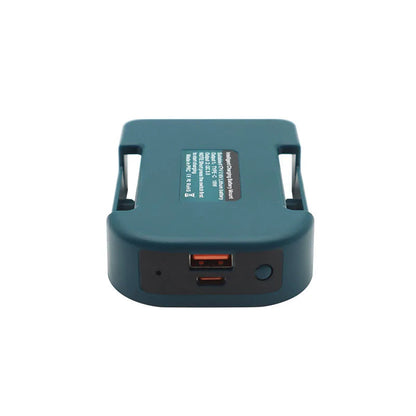 Li-ion Battery Parts Adapter For DEWALT 20V DCB200 For Makita 18V BL1830 Lithium Batteries Case Type C USB Power Bank Charger    Home Decor Supply | Online Retail | ShoreShopper.com