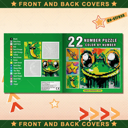 NUMBER PUZZLE COLOR BY NUMBER Coloring Book for Adult and Teen Featuring Relieve Stress Kill Time DIY Painting Drawing    Home Decor Supply | Online Retail | ShoreShopper.com