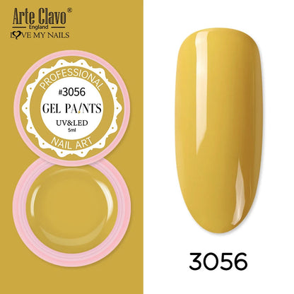 Arte Clavo Painting Gel 72 Colors 5ml Professional Nail Paint Color Gel Polish For Nail Art UV Gel Lacquer Gel Top Coat Manicure    Home Decor Supply | Online Retail | ShoreShopper.com