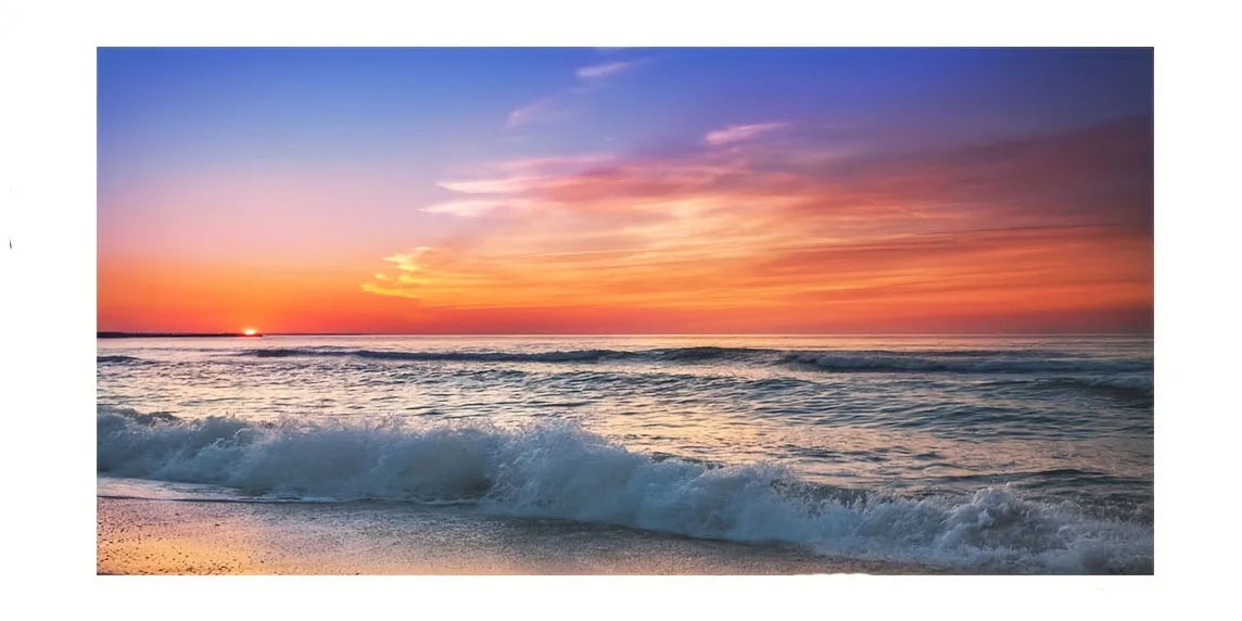Beach Sunset Wall Art Posters Large Landscape Canvas Painting Print Nordic Wall Decoration Picture For Home Decor    Your Coastal Marketplace | Shoreshopper.com