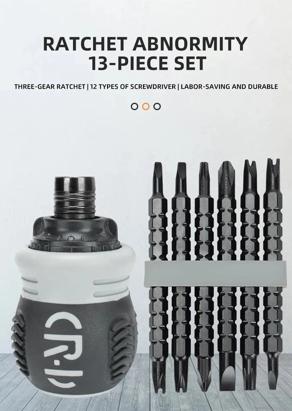 Mini Ratchet Precision Screwdriver Magnetic 13 In 1 Telescopic Labor-Saving Hand Tool Phillips Slotted Dual-purpose Head    Home Decor Supply | Online Retail | ShoreShopper.com