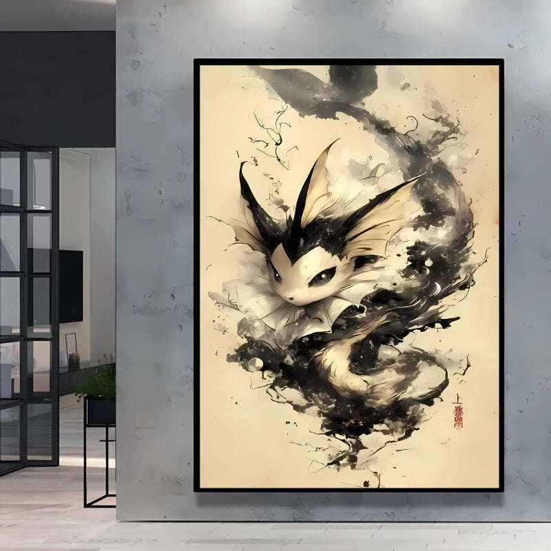 High Quality Pokemon Arcanine Pikachu Wall Painting with Unique Designs and Gorgeous Colors Adding A Touch of Brightness To Wall    Home Decor Supply | Online Retail | ShoreShopper.com