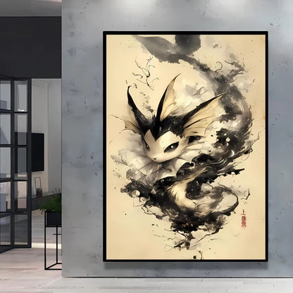 High Quality Pokemon Arcanine Pikachu Wall Painting with Unique Designs and Gorgeous Colors Adding A Touch of Brightness To Wall    Home Decor Supply | Online Retail | ShoreShopper.com