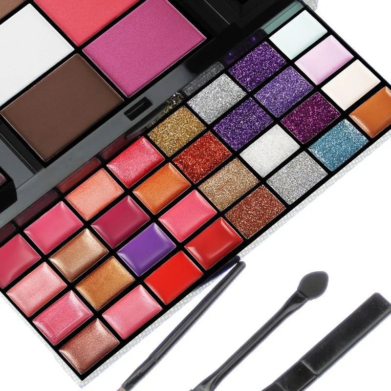 40/74/78 Colors Glitter Eyeshadow Palette Matte Waterproof Long Lasting Pressed Powder Cosmetics Kit  Fashion Women MakeUp Tools - ShoreCo.Shop
