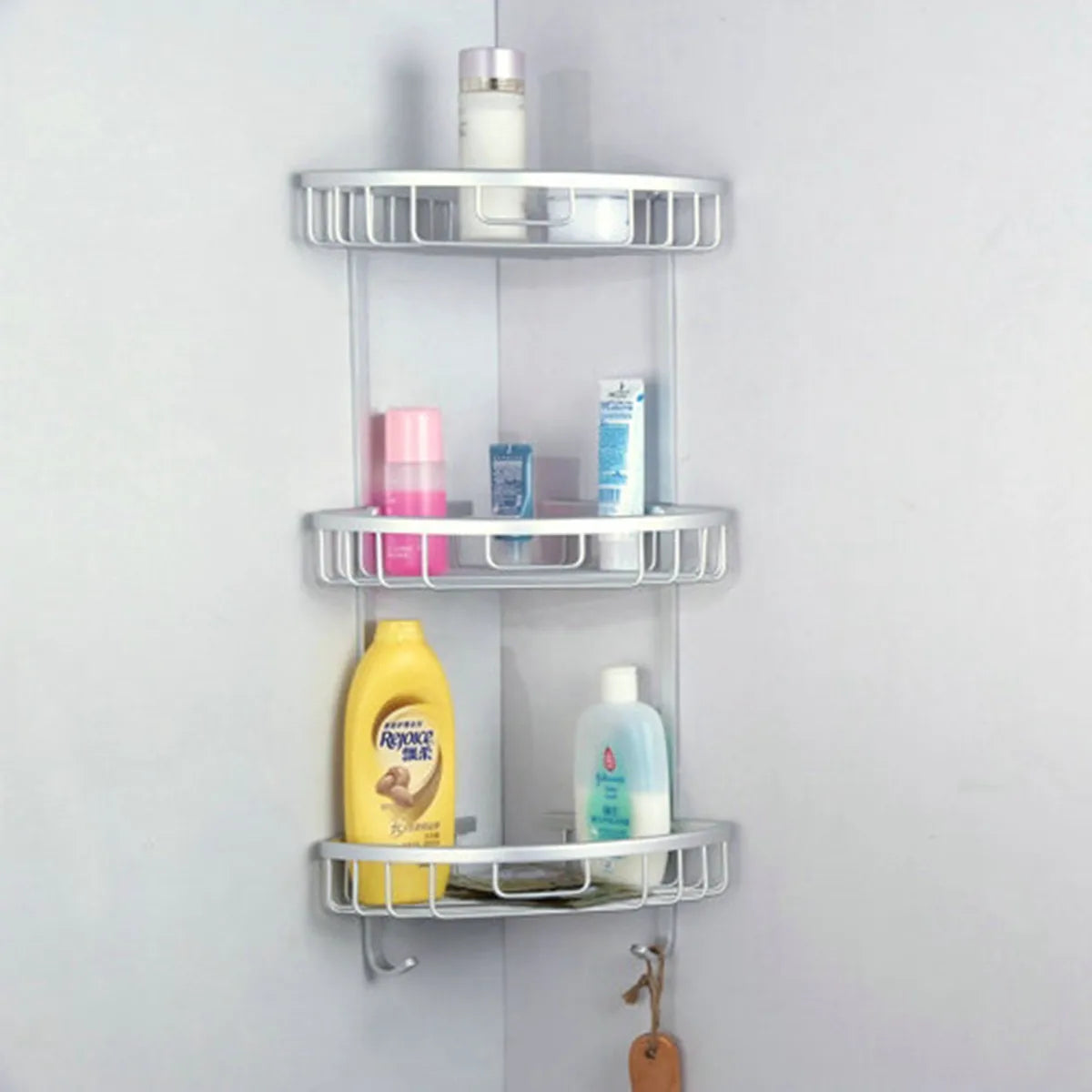 Bathroom Shelves Aluminum Shower Triangular Rack Storage Corner Shelf For Shampoo Soap Cosmetic Basket Holder 2/3 Layer    Home Decor Supply | Online Retail | ShoreShopper.com