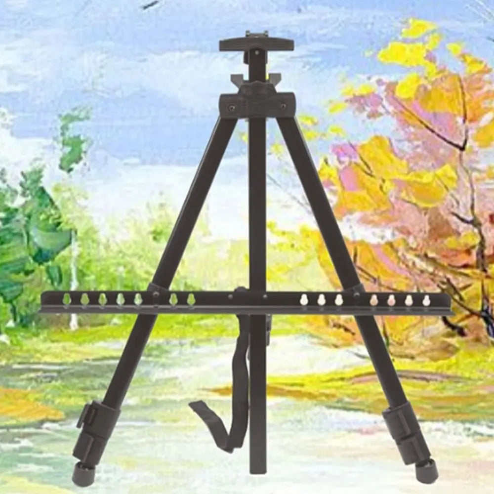 Adjustable Sketching Easel Black Silver Aluminum Alloy Sketch Drawing Easel Triangle Tool Shelf Travel Easel Art Supplies    Home Decor Supply | Online Retail | ShoreShopper.com