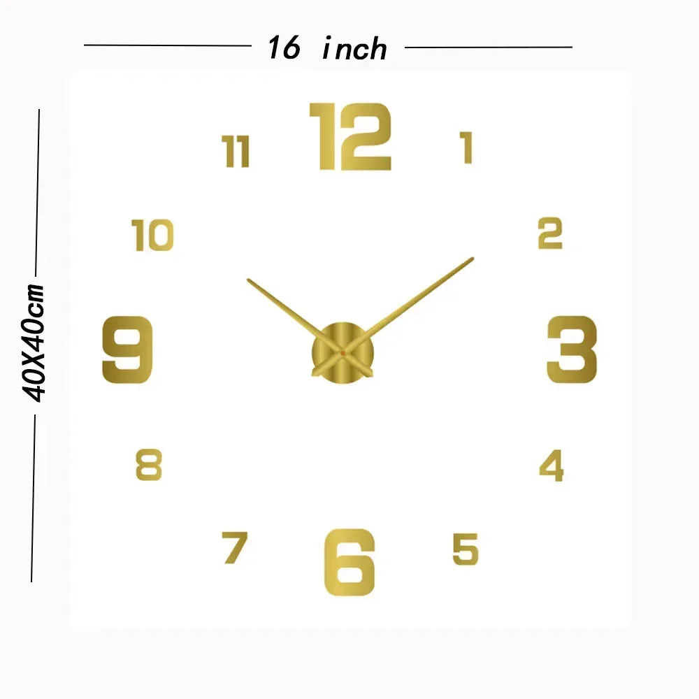 Children's Study Non-Ticking Wall Clock Luxury Silent Battery Operated Round Wall Clock for  Modern Simple Style Home Decor    Home Decor Supply | Online Retail | ShoreShopper.com