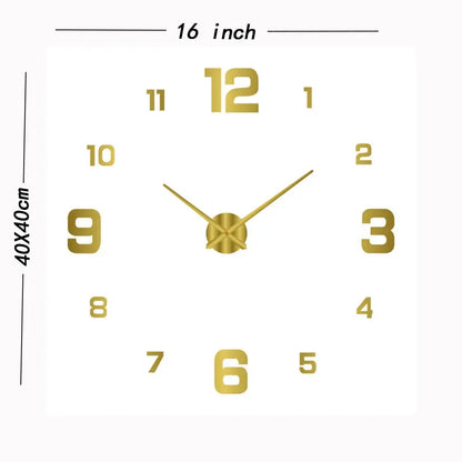 Children's Study Non-Ticking Wall Clock Luxury Silent Battery Operated Round Wall Clock for  Modern Simple Style Home Decor    Home Decor Supply | Online Retail | ShoreShopper.com