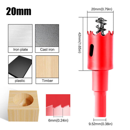 1pc 15-200mm M42 Bi-Metal Hole Saw HSS Drill Bit for Metal Iron Aluminum Stainless Plastic DIY Wood Cutter Tools    Home Decor Supply | Online Retail | ShoreShopper.com