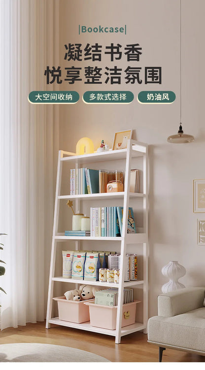 Household Multi-layer Wrought Iron Shelves Ins Wind Simple Floor Storage Display Cabinet Trapezoidal Shelf Bookshelf    Home Decor Supply | Online Retail | ShoreShopper.com