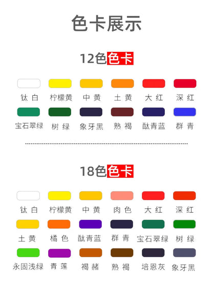 Professional 12/18/24 Colors 12 ML Tube Oil Paints Art For Artists Canvas Pigment Art Supplies Drawing Set    Home Decor Supply | Online Retail | ShoreShopper.com
