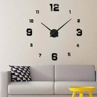 Garden Acrylic Mirror Digital Sticker Wall Clock 16"    Home Decor Supply | Online Retail | ShoreShopper.com