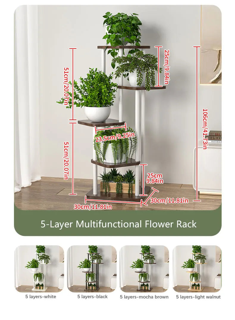 Plant Stand and Flower Stand Storage Shelf 4/5/6 Tier Flower Shelf Planter Rack Storage Organizer Display Indoor Garden Balcony    Home Decor Supply | Online Retail | ShoreShopper.com