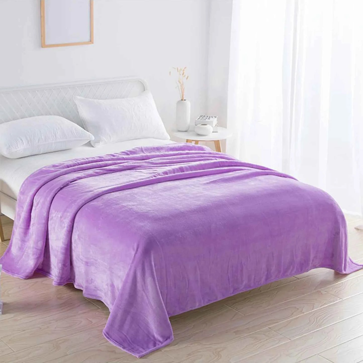 Soft Fuzzy Fleece Throw Blanket Twin Colorful Luxury Warm Cozy Couch Blanket Plush Microfiber Blanket For Bed Sofa Travel
