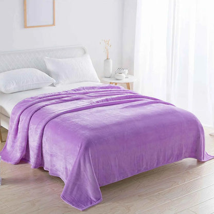 Soft Fuzzy Fleece Throw Blanket Twin Colorful Luxury Warm Cozy Couch Blanket Plush Microfiber Blanket For Bed Sofa Travel