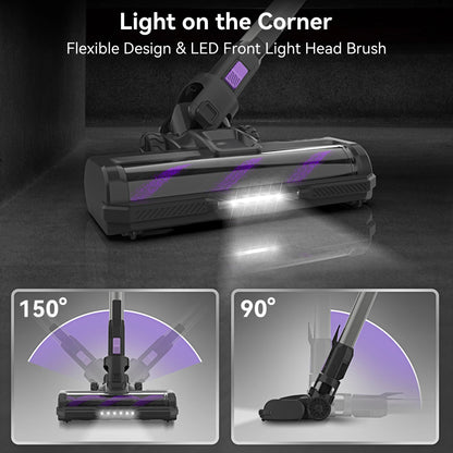 INSE S10 Cordless Vacuum Cleaner, 6-in-1 Stick Vacuum with 45Kpa Powerful Suction, Max 50 Min Runtime Rechargeable Battery    Home Decor Supply | Online Retail | ShoreShopper.com