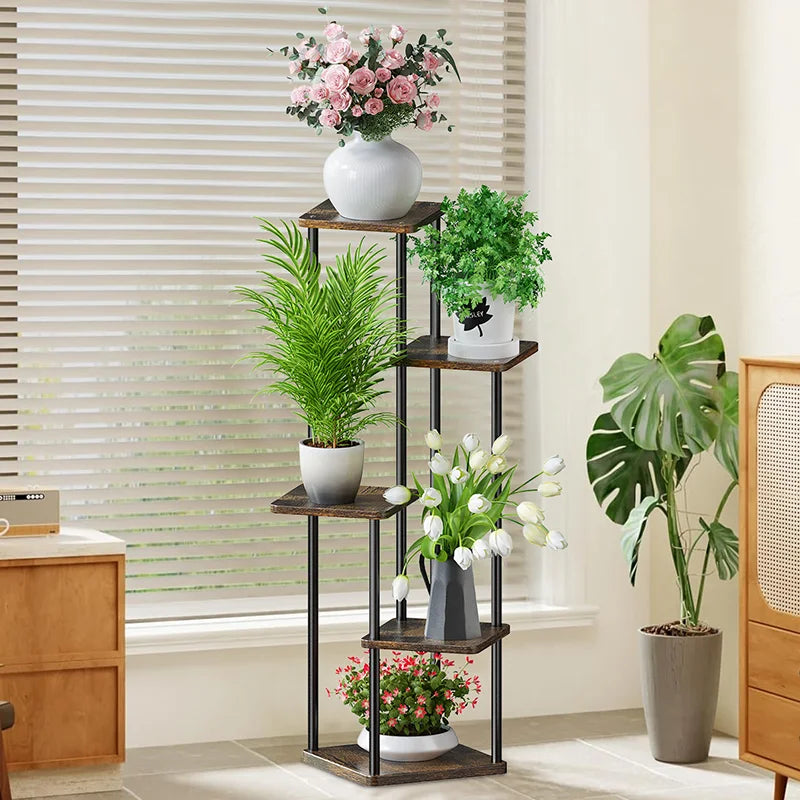 Plant Stand and Flower Stand Storage Shelf 4/5/6 Tier Flower Shelf Planter Rack Storage Organizer Display Indoor Garden Balcony    Home Decor Supply | Online Retail | ShoreShopper.com